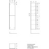Шкаф-пенал GEBERIT KERAMAG ACANTO 500,619.JK.2 40 см
